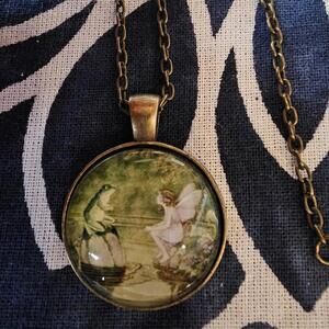 Fairy and Frog Necklace